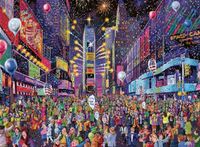 Ravensburger New Years In Times Square - puzzle image