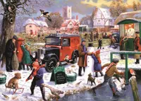 Ravensburger Nostalgic Seasons: Winter - obrázek puzzlí