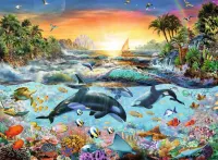 Ravensburger Orca Paradise - puzzle image