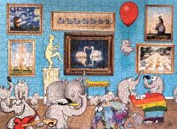 Ravensburger Ottifanten Museum - obrázek puzzlí