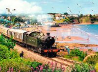Ravensburger Picturesque Landscapes No. 3 Devon - Goodrington Beach - obrázek puzzlí