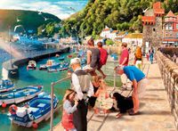 Ravensburger Picturesque Landscapes No. 3 Devon - Lynmouth - obrázek puzzlí