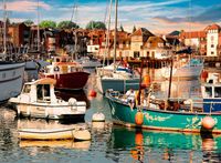 Ravensburger Picturesque Landscapes No. 6 Hampshire - Lymington - obrázek puzzlí