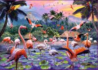 Ravensburger Pink Flamingos - obrázek puzzlí