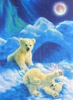 Ravensburger Polar Bears at Play - puzzle image