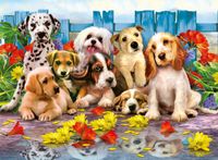 Ravensburger Posing Pups - puzzle image
