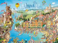 Ravensburger Pretty Italy - puzzle image