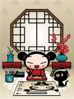 Ravensburger Pucca Draws Garu - puzzle image