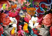 Ravensburger Puzzle Moment: Tropical Flowers - obrázek puzzlí