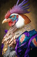 Ravensburger Puzzle Moment: Rooster General - puzzle image