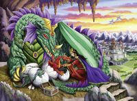 Ravensburger Queens of Dragons - obrázek puzzlí