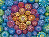 Ravensburger Radiating Rainbow Mandalas - obrázek puzzlí
