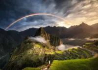 Ravensburger Rainbow over Machu Picchu, Peru - Puzzlebild