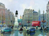 Ravensburger A Rainy Day in London - obrázek puzzlí