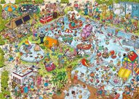 Ravensburger Ray's Comic Series Holiday Resort 3: The Pool - obrázek puzzlí