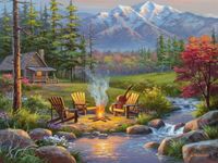 Ravensburger Riverside Livingroom - puzzle image