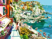 Ravensburger Romance in Cinque Terre - puzzle image