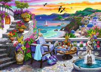 Ravensburger Santorini Sunset - obrázek puzzlí