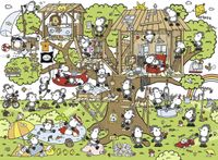 Ravensburger Sheepworld: Tree House - obrázek puzzlí