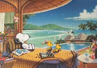 Ravensburger Snoopy on Holiday - puzzle image