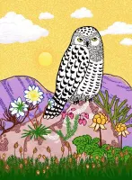 Ravensburger Snowy Owl - puzzle image