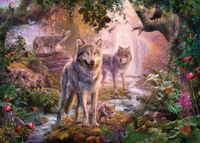Ravensburger Summer Wolves - puzzle image