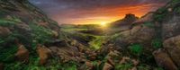 Ravensburger Sun Over Iceland - puzzle image