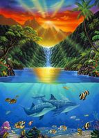 Ravensburger Sunset Glory - obrázek puzzlí