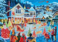 Ravensburger The Christmas House - puzzle image