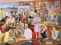 Ravensburger The Coffee Bar Brighton - obrázek puzzlí