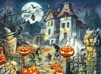 Ravensburger The Halloween House - obrázek puzzlí