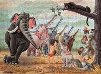 Ravensburger The Jungle Book - Elephant Parade - puzzle image