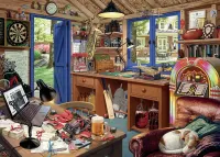 Ravensburger The Man Cave - puzzle image