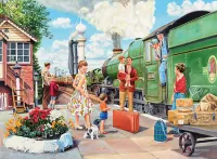 Ravensburger The Train Driver - puzzle image