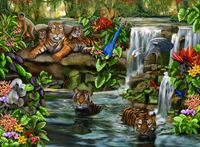 Ravensburger Tiger Falls - puzzle image
