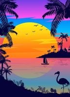 Ravensburger Tropicana Sunset - puzzle image