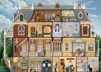 Ravensburger Upstairs Downstairs - obrázek puzzlí