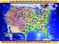 Ravensburger USA Map - puzzle image