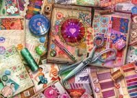 Ravensburger Vintage Dress Making - obrázek puzzlí