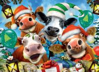 Ravensburger We Wish Moo a Merry Christmas - obrázek puzzlí