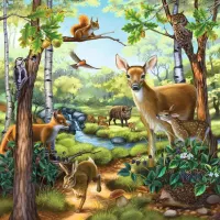 Ravensburger Wild, Pet and Zoo Animals - obrázek puzzlí