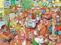 Ravensburger Wiltyn Badleigh Garden Centre - puzzle image