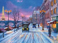 Ravensburger Winter in Paris - obrázek puzzlí