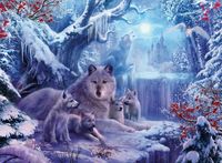 Ravensburger Wolves in Winter - puzzle image