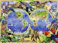 Ravensburger World of Wildlife - obrázek puzzlí