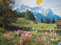 Ravensburger Zugspitz Mountains in Autumn - puzzle image