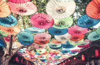 Ravensburger Puzzle Moment: Umbrellas - obrázek puzzlí