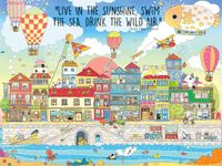 Re-Marks Harbor City - puzzle image