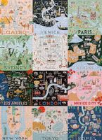 Rifle Paper Co. Maps - obrázek puzzlí