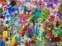 RoseArt Gardening Collage - puzzle image